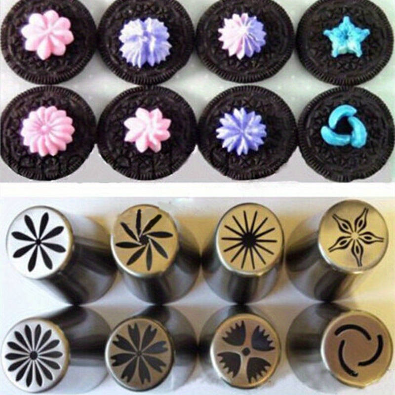 Professional Cake Decorating Head Color Random Style Size 10Pcs