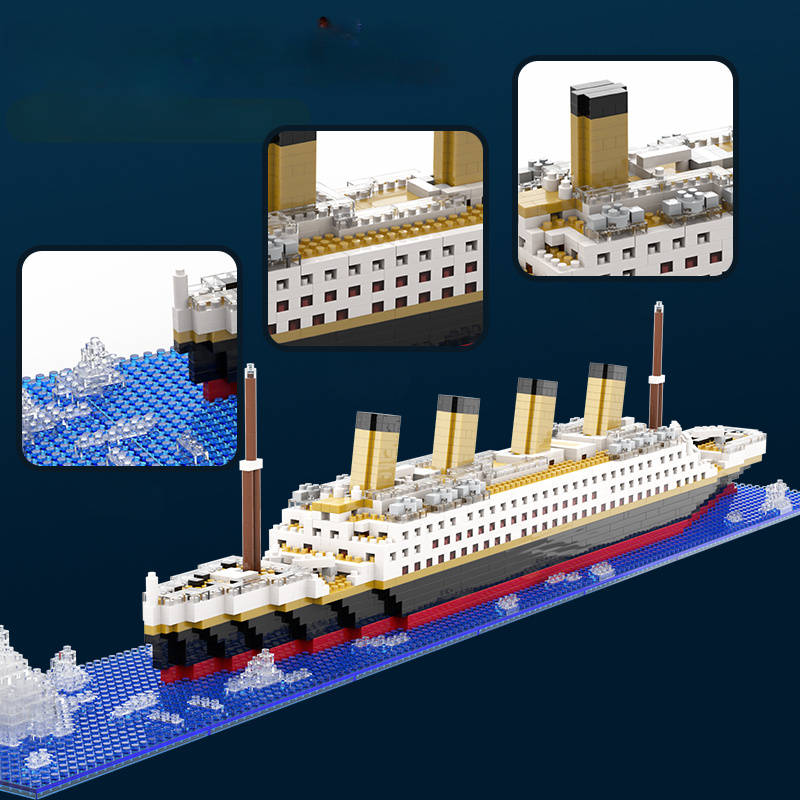 3D Jigsaw Puzzle Model Ship Style Medium Titanic M2047