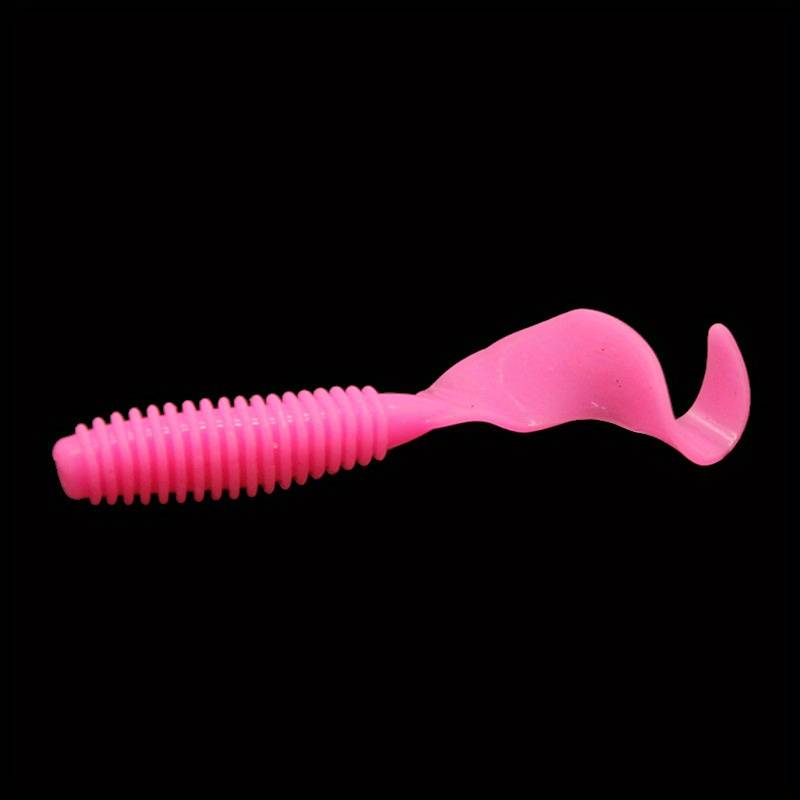 20pcs 7cm Premium Bionic Soft Worm Lures with Durable PVC Material Carp Fishing
