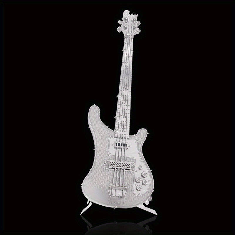 3D Puzzle Musical Instrument Model Style Bass Guitar