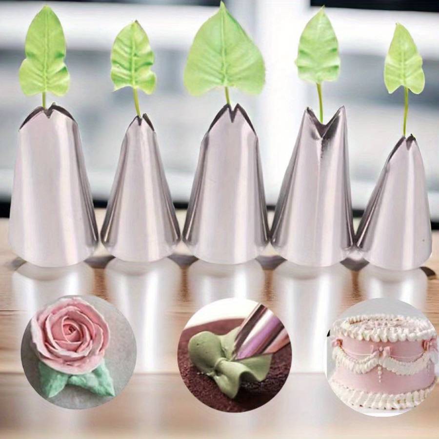 Professional Cake Decorating Head Color 5Pcs