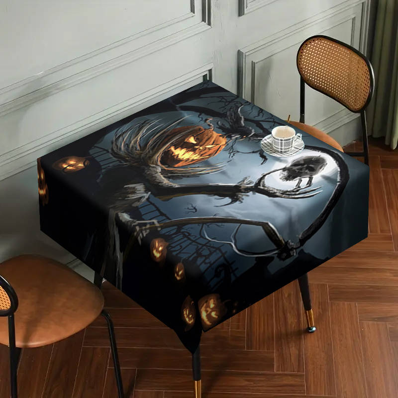 Halloween tablecloth decoration size 140 x 220cm or 55.11 x 86.61inch
