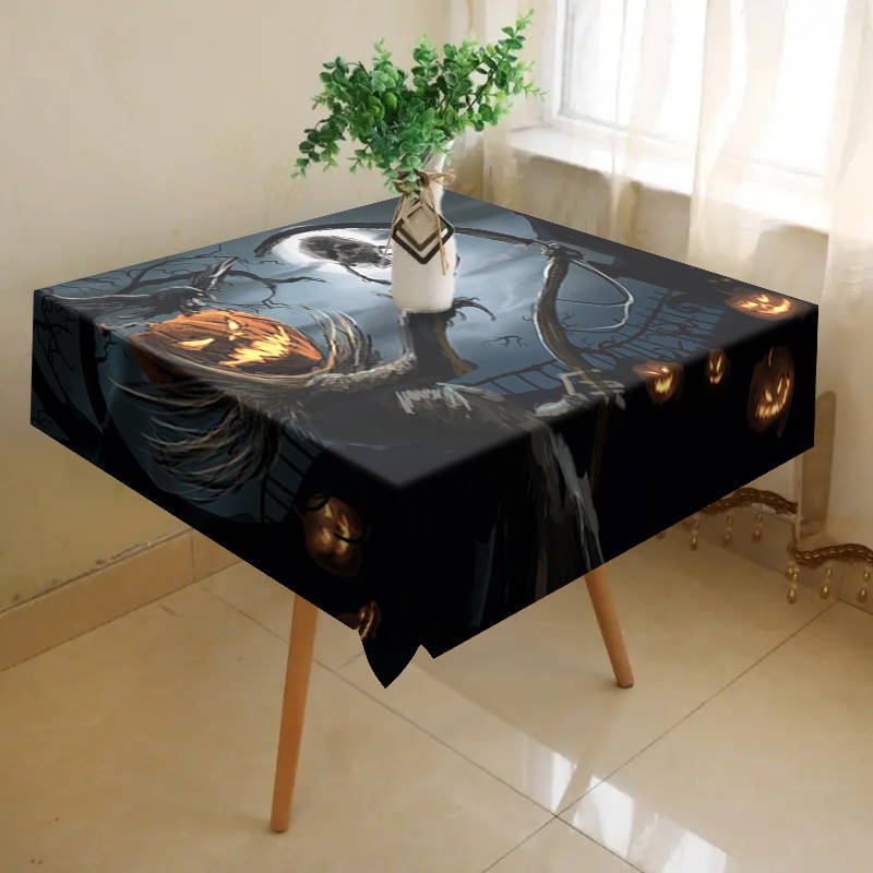Halloween tablecloth decoration size 140 x 220cm or 55.11 x 86.61inch