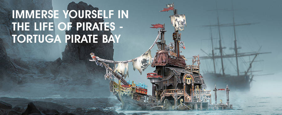 3D Jigsaw Puzzle Model Ship Items Tortuga Pirate Bay