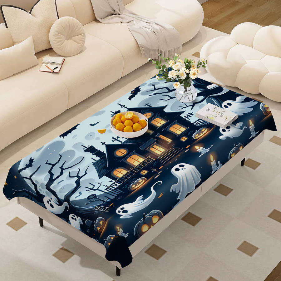 Halloween tablecloth decoration size 140cm x 200cm