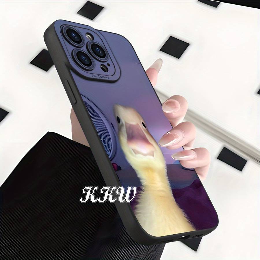 1Pc Black For iPhone 15 Pro Phone Case Phone Cover