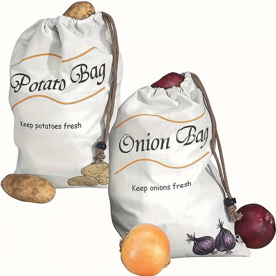 Food Storage Bags Color Onion Pattern