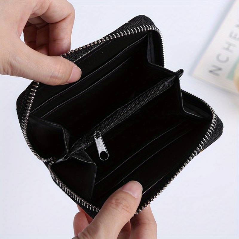 1pc Fashionable Korean-Style Women's Wallet with Colorful Diamond Pattern Long and Short Zippered
