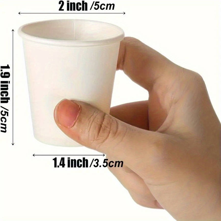 Water Cup Color White Quantity100Pcs