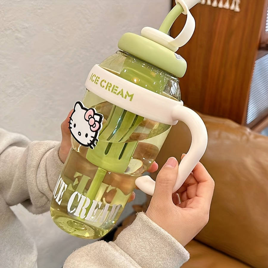 Water Cup Items Type B With Hello Kitty Sticker