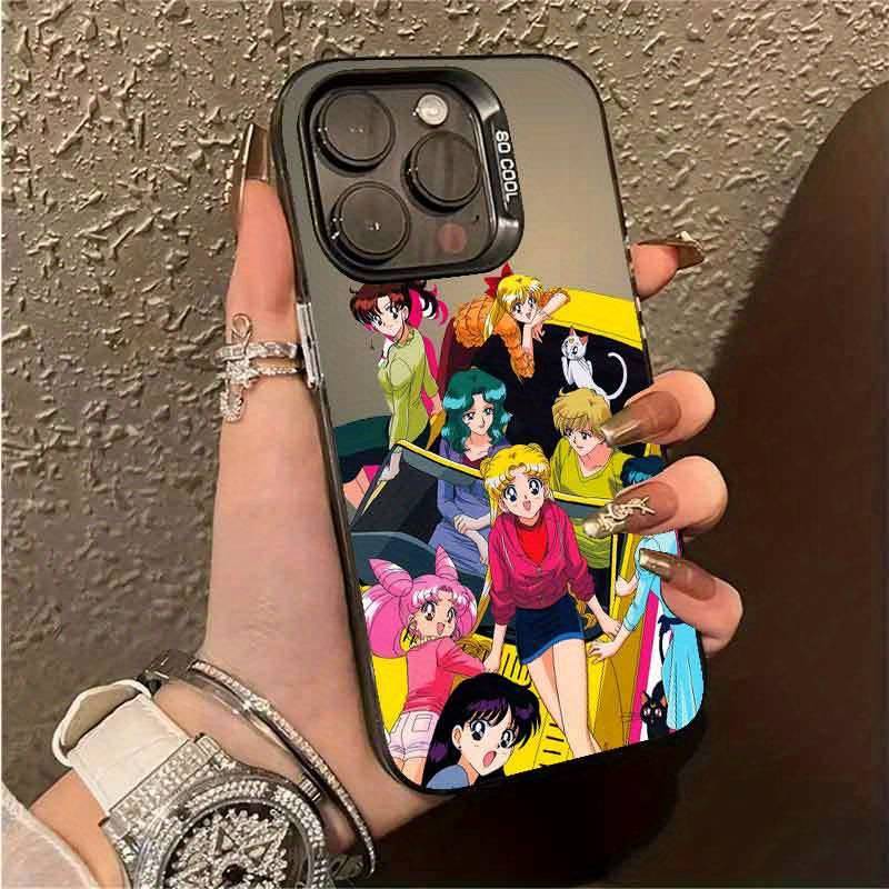 1Pc Mixed Color For iPhone 11 Anime Patterns Phone Case