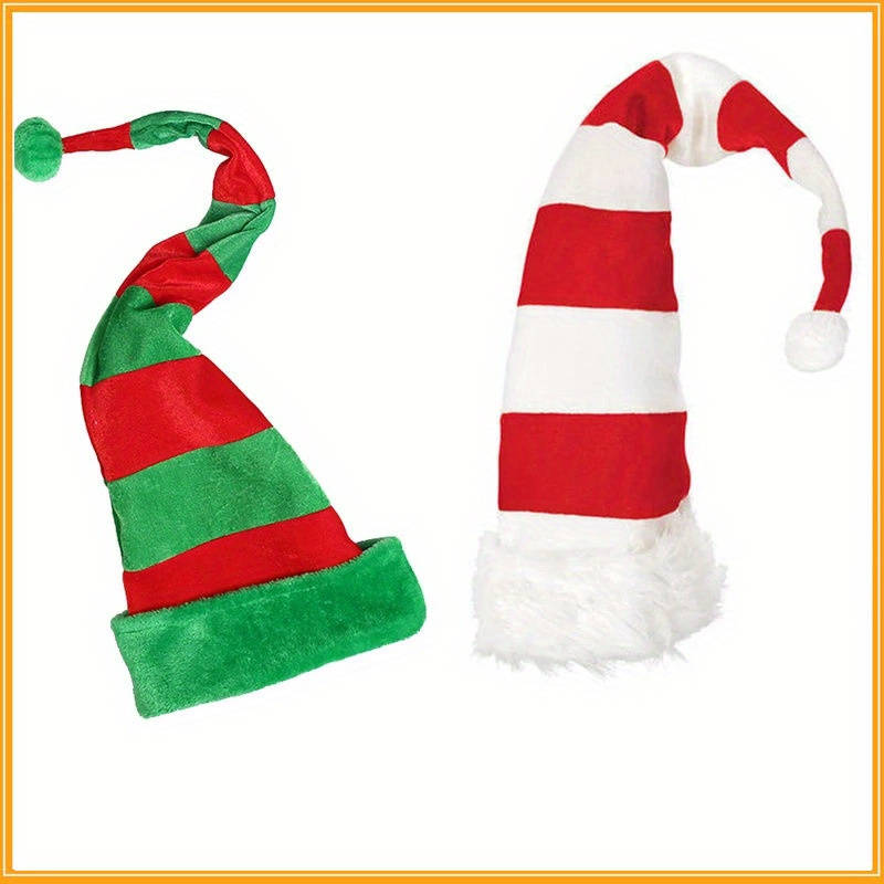 Winter Hat Color Green Red Size One Size