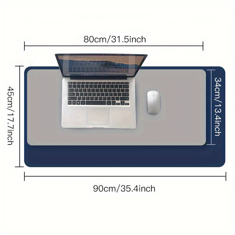Mouse Pad Color Black And Crimson Size 90X45Cm