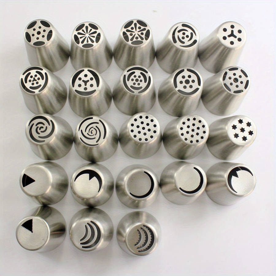 Professional Cake Decorating Head Color Random Style Quantity 10Pcs