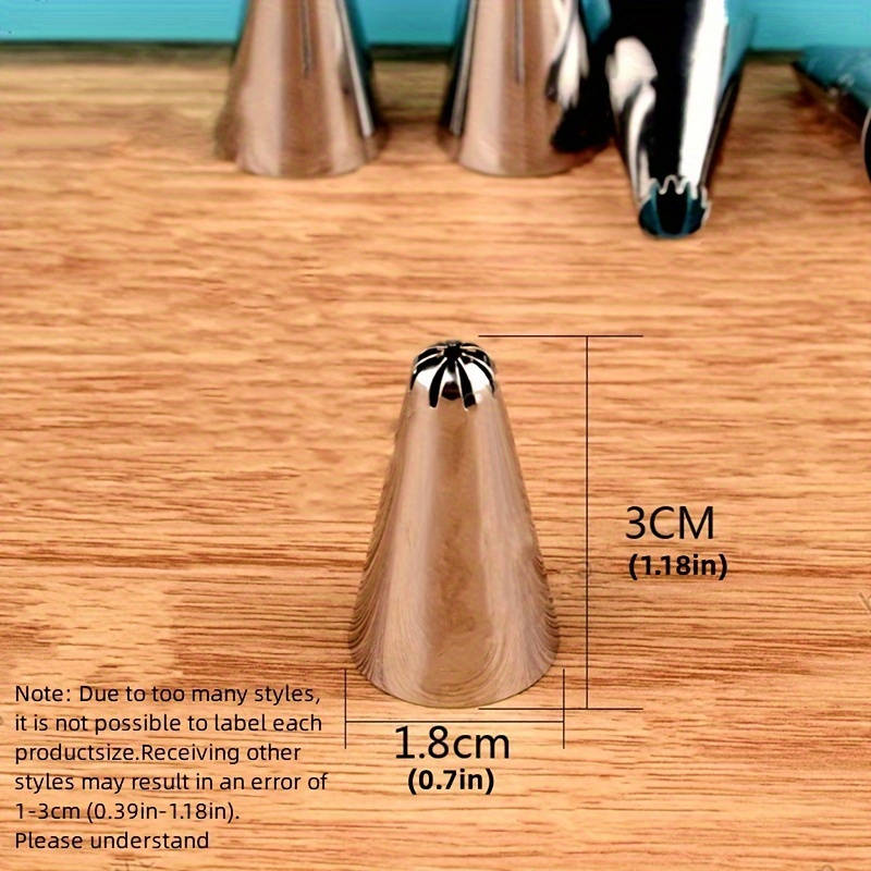 Professional Cake Decorating Head Color Random Style Quantity 10Pcs