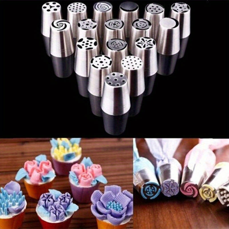 Professional Cake Decorating Head Color Random Style Quantity 10Pcs