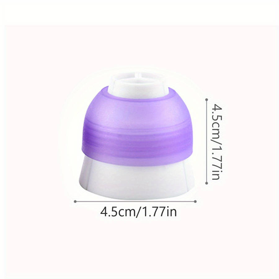 Professional Cake Decorating Head Color 2Pcs Purple Replacement Heads