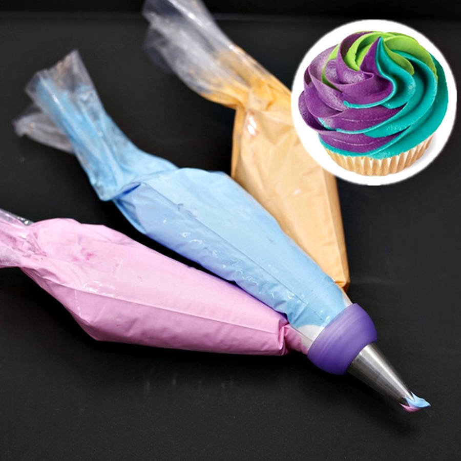 Professional Cake Decorating Head Color 2Pcs Purple Replacement Heads