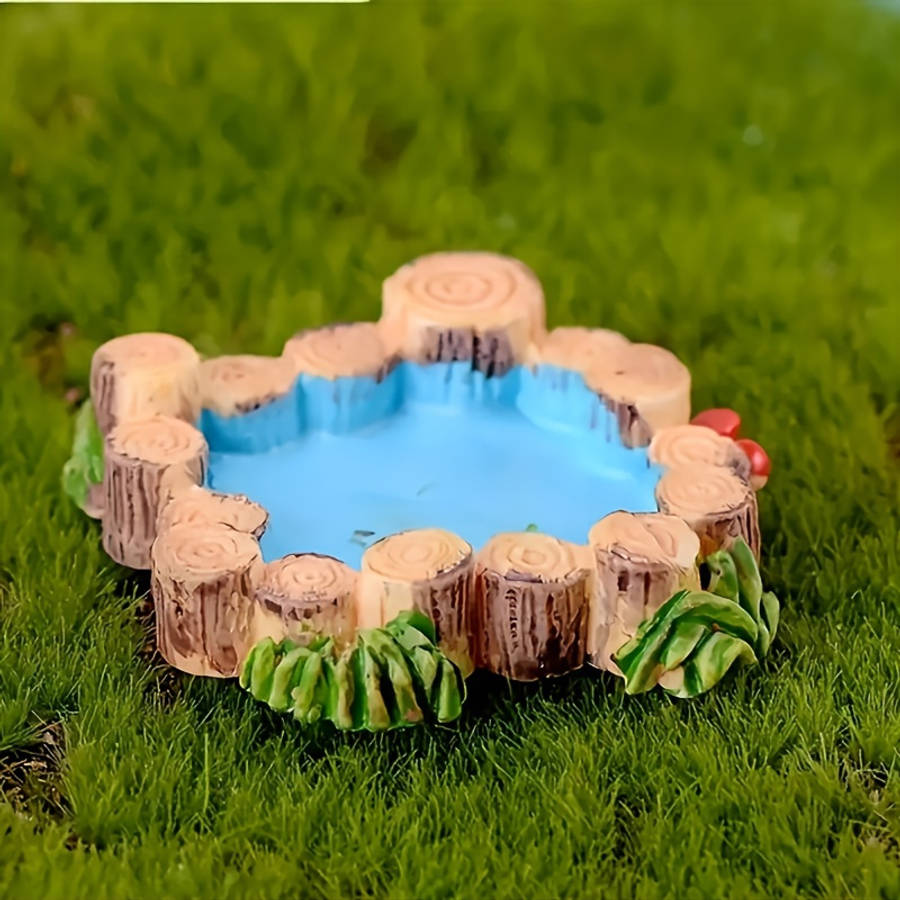 Miniature Garden Accessories Mini Fairy Bridge Figurines Pond Garden Decor Micro