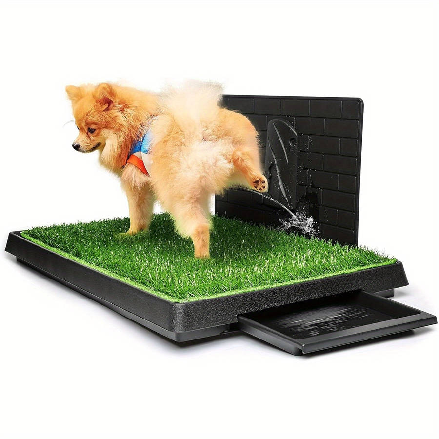 Pet supplies color Drawer    type lawn toilet  with baffle