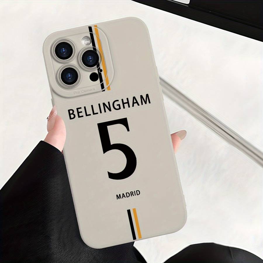 1Pc Ivory White For iPhone 7 Plus Number 5 Pattern Phone Case