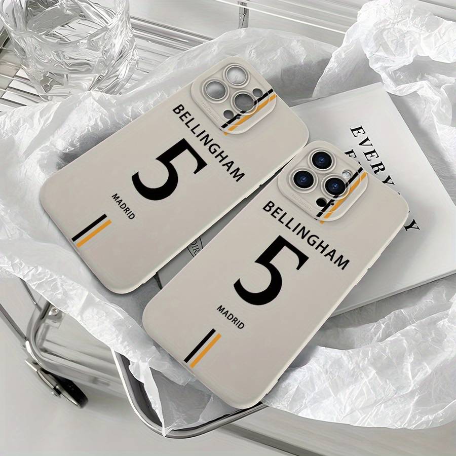 1Pc Ivory White For iPhone 7 Plus Number 5 Pattern Phone Case
