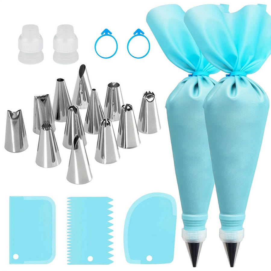 Professional Cake Decorating Head Color Pink Quantity 21Pcs