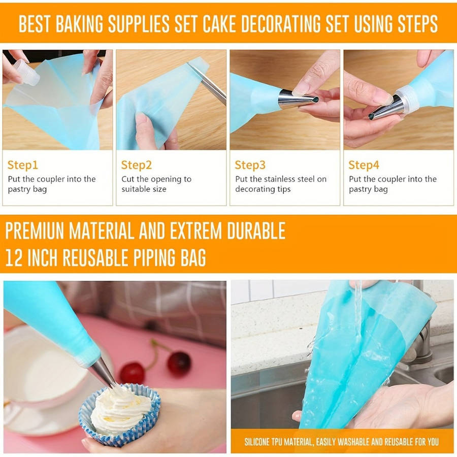 Professional Cake Decorating Head Color Pink Quantity 21Pcs