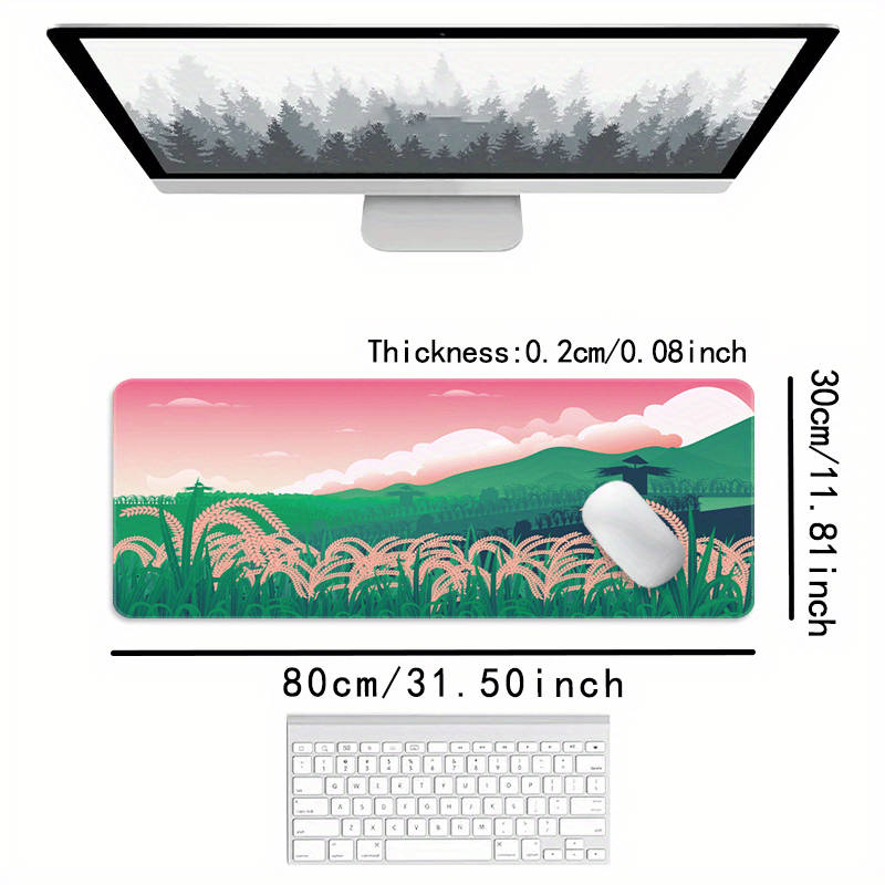 Mouse Pad Size 31.50X15.75Inches