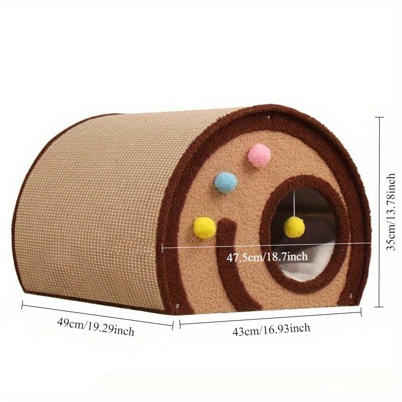 Pet Supplies Color Cake Roll Cat Bed Size One  Size