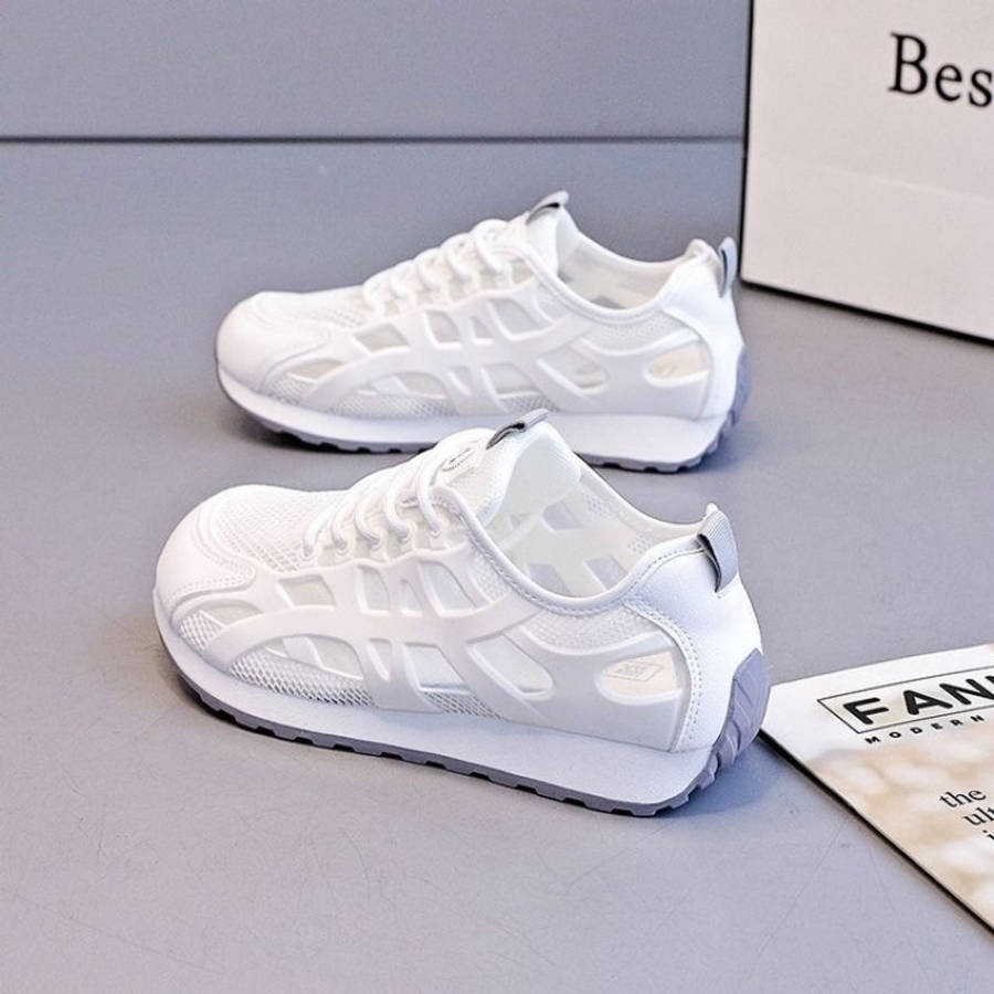 Women S Sneakers Color Beige Gray Sizeuk 5