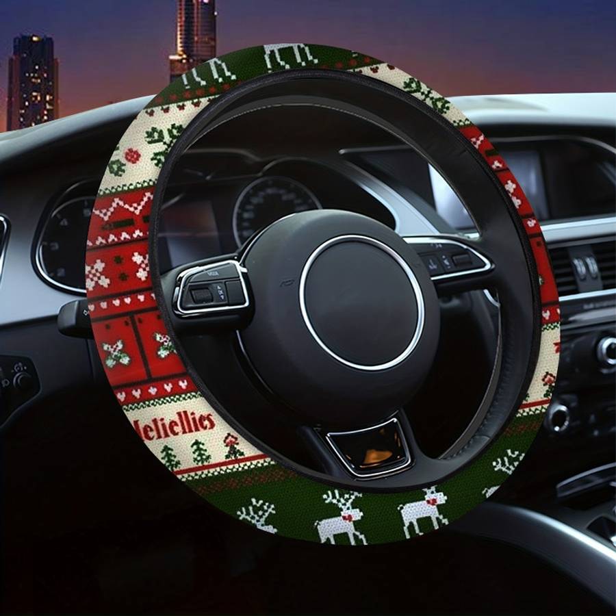 Car Steering Wheel Cover 38X38 Style Digital Printing