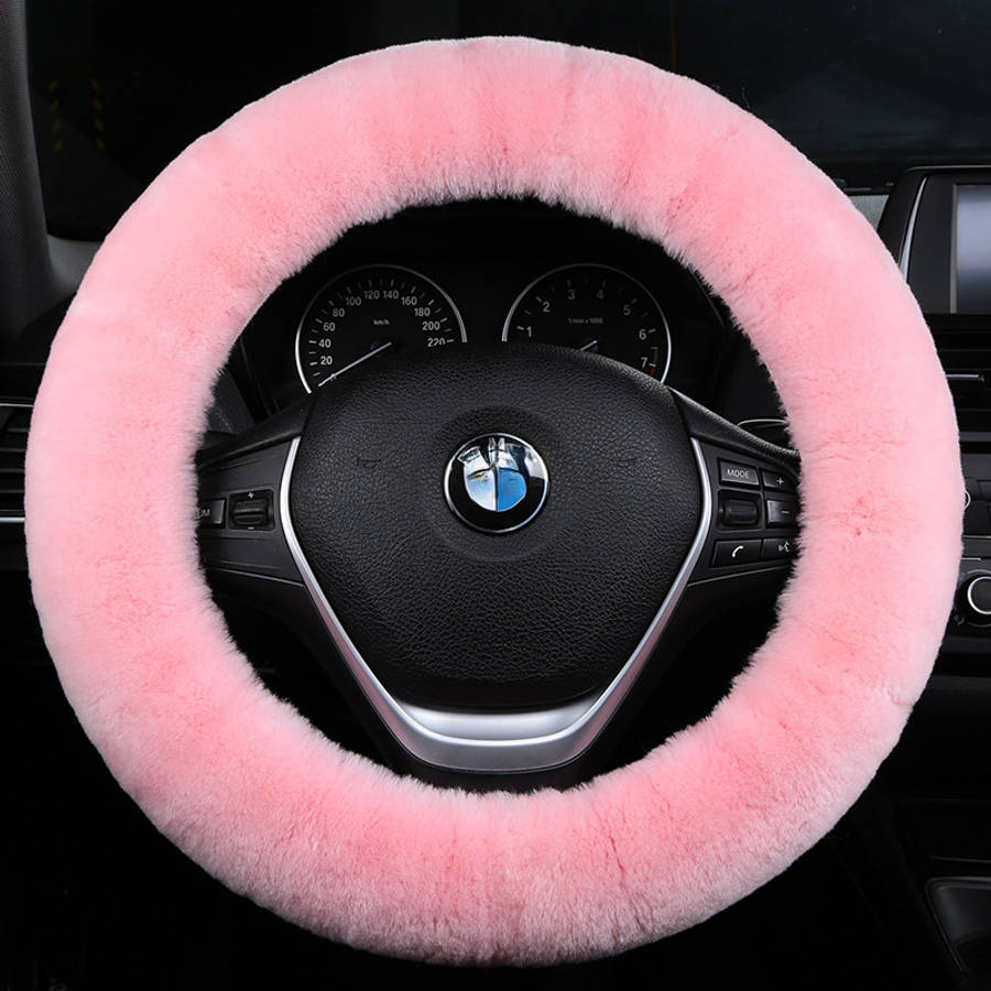 Car Steering Wheel Cover Gray