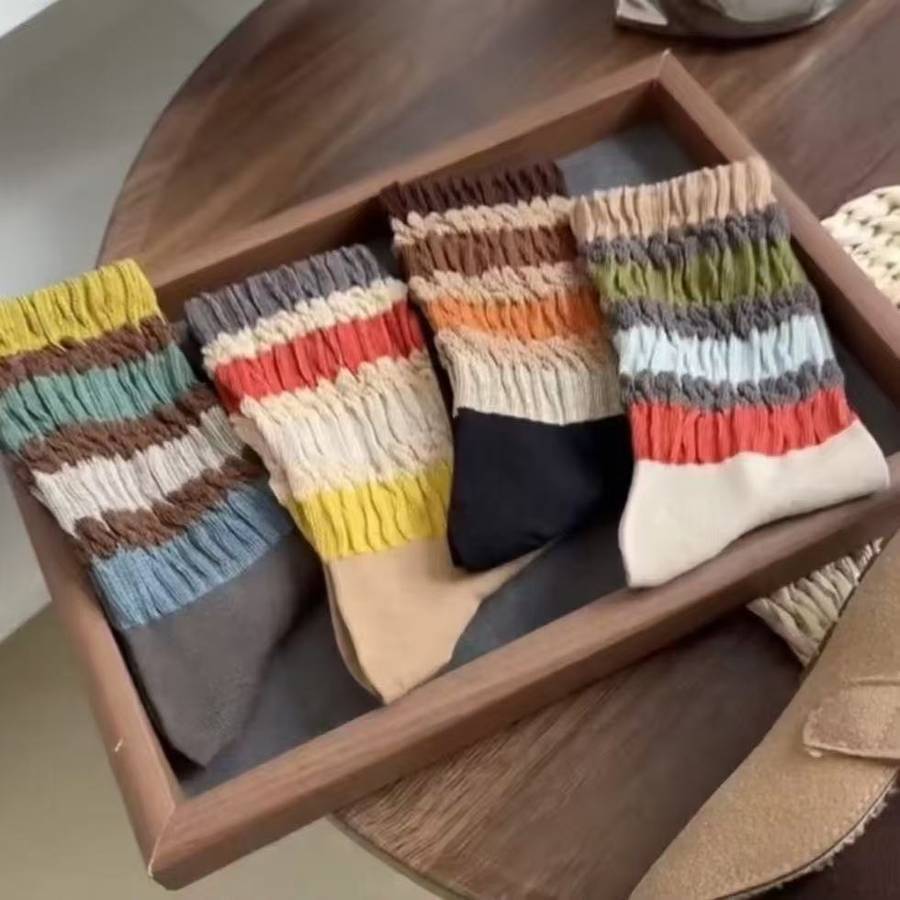 Women S Socks Color 5 Pairs Pack Random Color Size Onesize