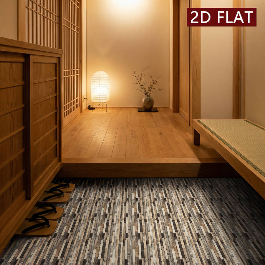 Self Adhesive Floor Stickers 5.91X5.91Inch15X15Cm 10Pcs