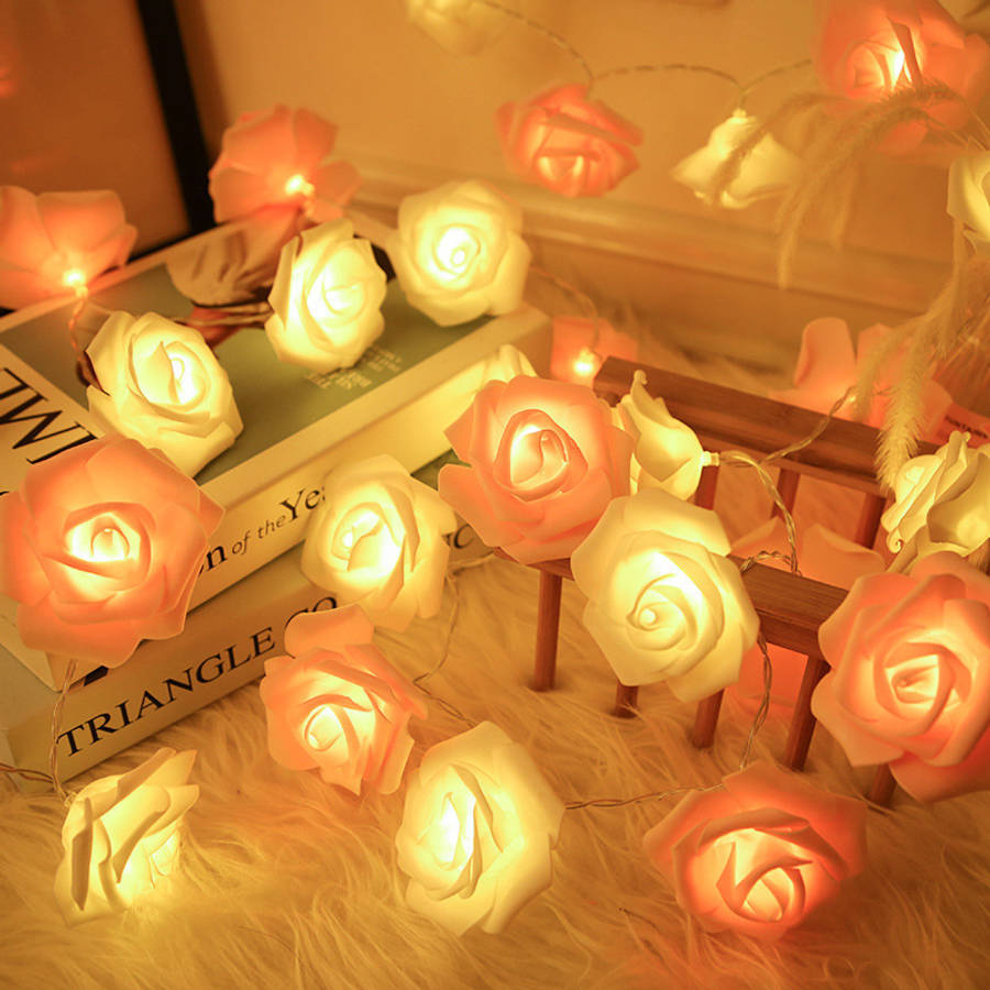 Christmas Lights Pink Size 149.96Cm 150.11Cm