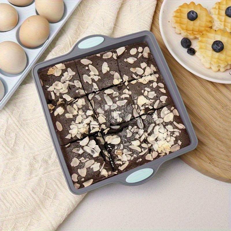 Suitable For Baking Molds Color Gray Edged Blue Quantity Two Piece Set