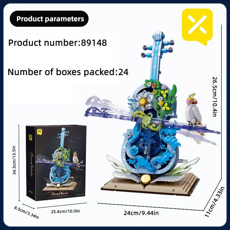 3D Puzzle Musical Instrument Model Color Blue