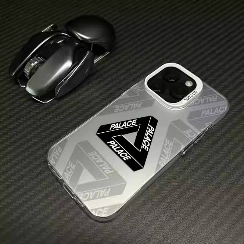 1Pc Black For iPhone 11 Pro Max Black Frame Pattern Phone Case