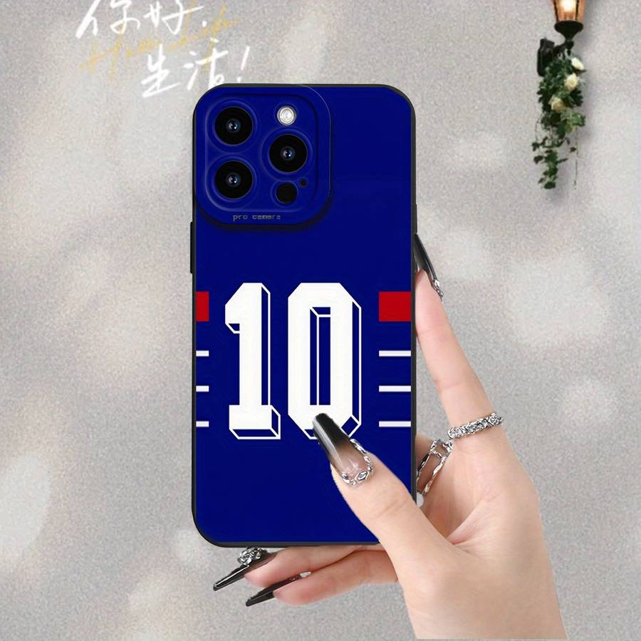 1Pc Black For iPhone 16e Model 10 Design Phone Case