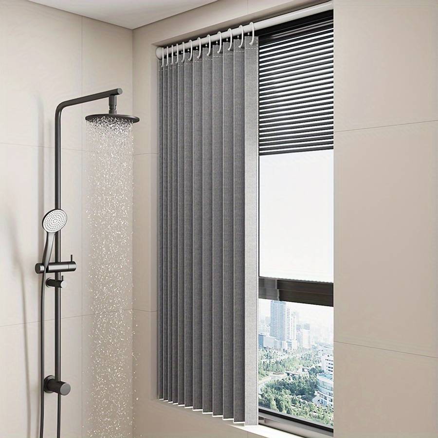Waterproof Shower Curtain Color Blue Size 100Cm * 200Cm 39 Inches * 78 I