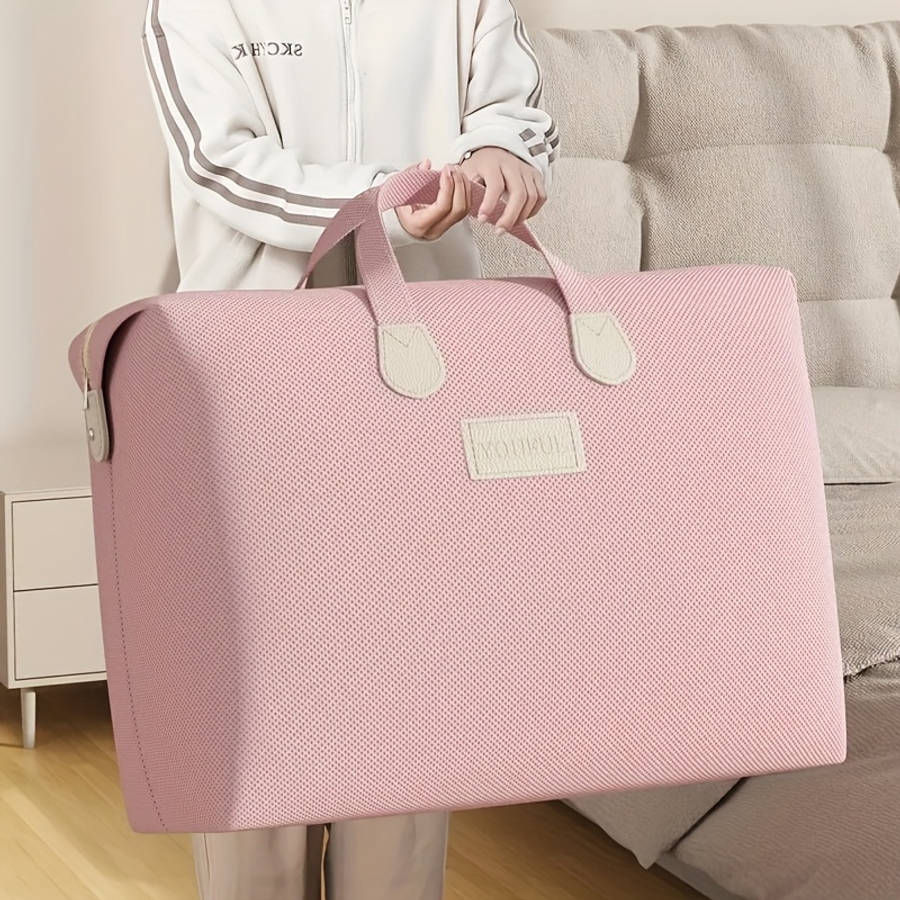 6Pcs Travel Bag Luggage Bag For Quilt Lotus Size M