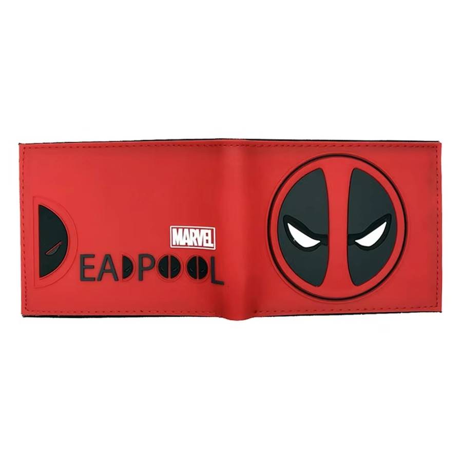 Deadpool Short Wallet Avengers Superhero Pu Coin Purse