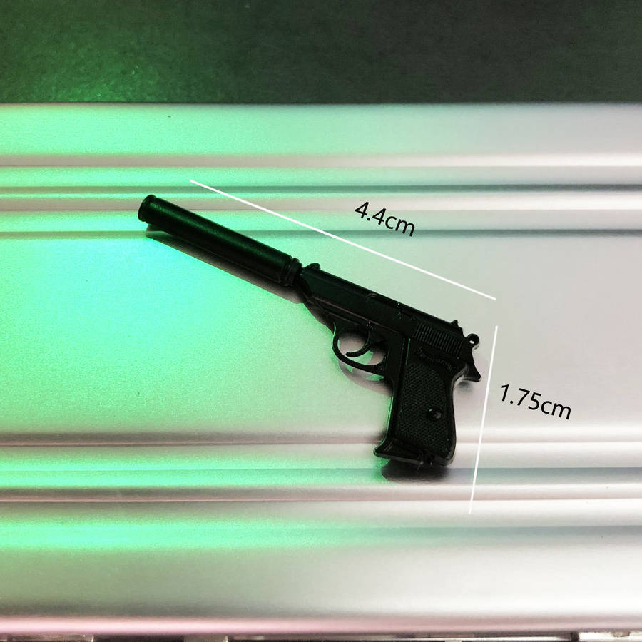 Toy Guns Color Silenced Pistol