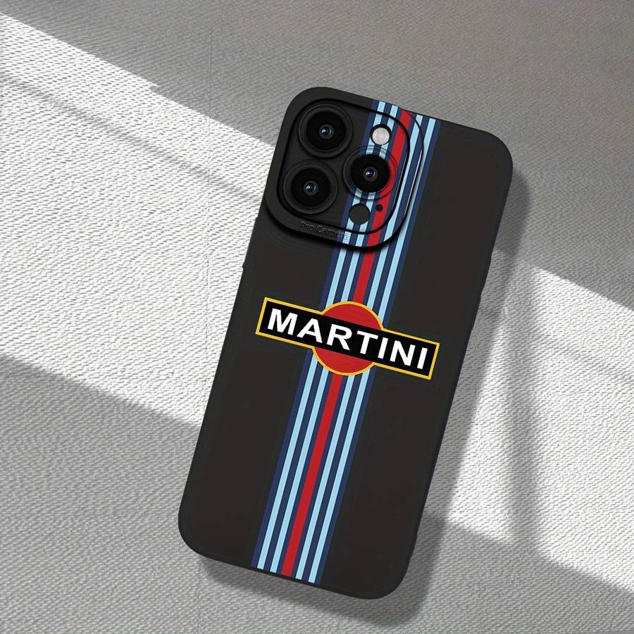 1Pc Black For iPhone XS Max Racing Stripe Phone Case