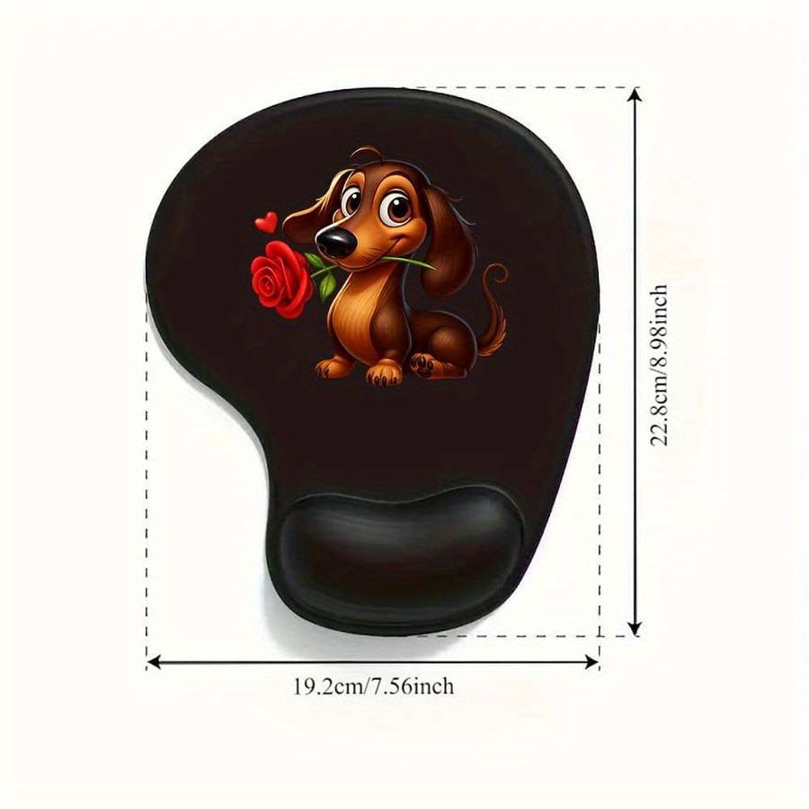 Professional Thickened Adorable Dachshund Rose Cute Mouse For Graphic Designers