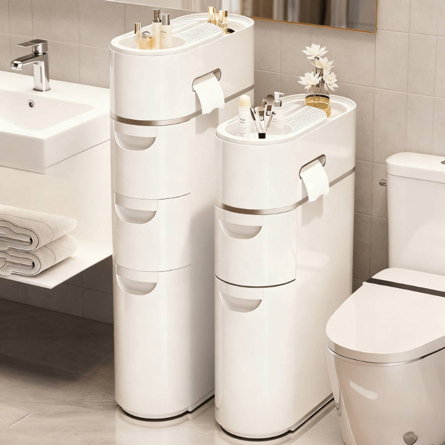 Bathroom Storage Rack Color Bathroom Storage Cabinet White 3 Layersc341