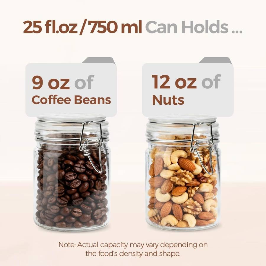 Sealed Jar Quantity 2Pcs Capacity750Ml25Fl.Oz