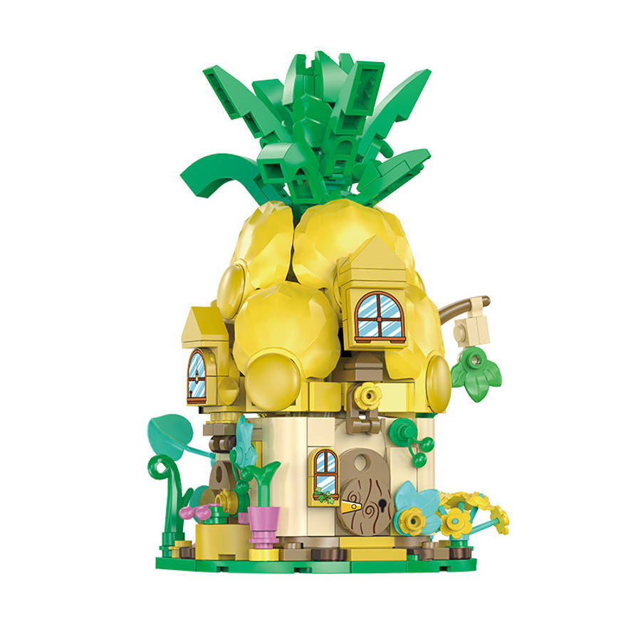 Building Toy Architectural Model Toy Set Color Baizi Garden