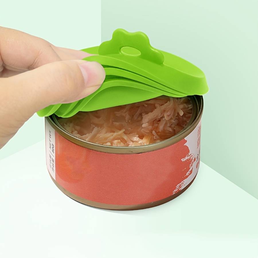Food Cover Items Random Color 5Pcs Can Lid